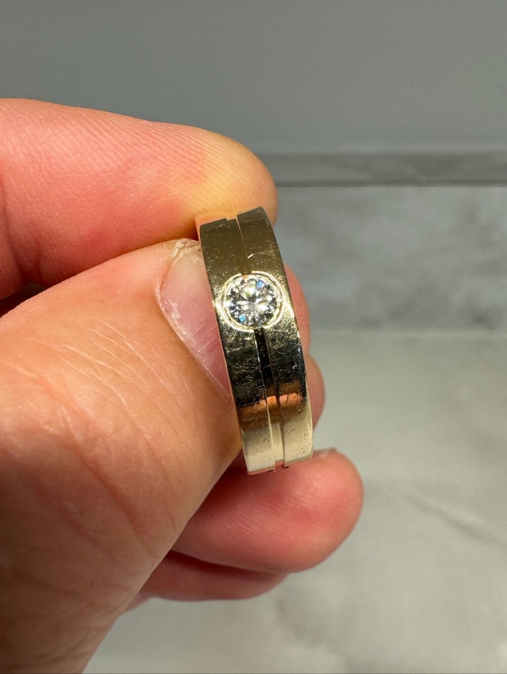 Yellow Gold Diamond Wedding Band